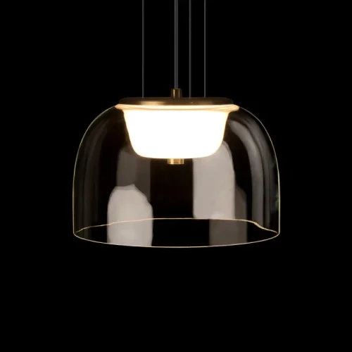 Светильник подвесной LED Tinkerbell 10428/B LOFT IT прозрачный на 1 лампу, основание бронзовое в стиле современный фото 2