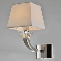 Бра 11401/A Newport белый 1 лампа, основание никель в стиле модерн 