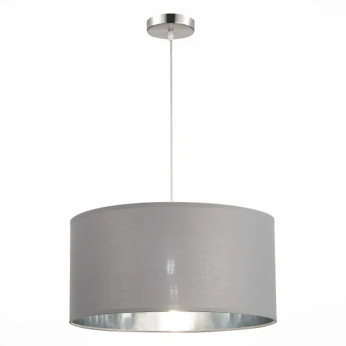Светильник подвесной Brescia SLE300513-01 Evoluce серый 1 лампа, основание никель в стиле современный  фото 3