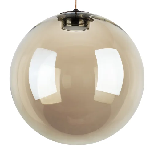 Светильник подвесной LED Sferetta 801013 Lightstar янтарный 1 лампа, основание бордовое коричневое в стиле минимализм  фото 5