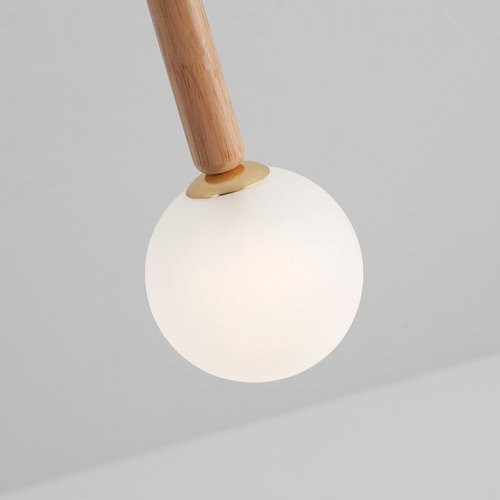 Люстра подвесная FORMULA 6 lamps 140710-26 ImperiumLoft белая на 6 ламп, основание белое в стиле современный  фото 8