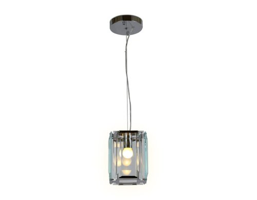 Светильник подвесной Traditional TR5107 Ambrella light прозрачный 1 лампа, основание хром в стиле современный классический  фото 3