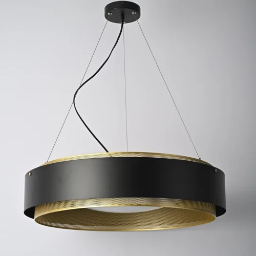 Светильник подвесной LED Casing 101409-26 ImperiumLoft золотой чёрный 1 лампа, основание чёрное в стиле современный  фото 10