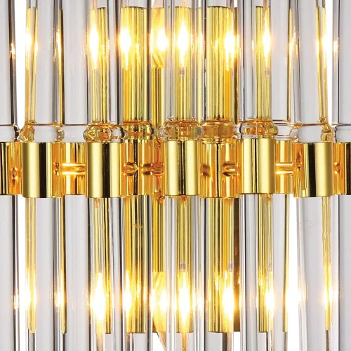 Бра Сelebratio 2205-2W Favourite прозрачный на 2 лампы, основание золотое в стиле современный  фото 3