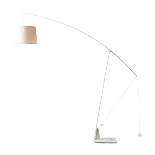 Торшер LOFT5003-WH LOFT IT изогнутый белый 1 лампа, основание белое в стиле современный
