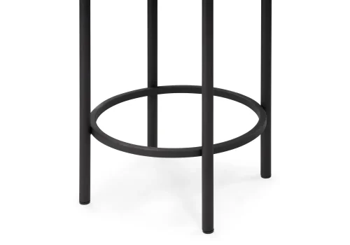 Полубарный стул Сайпл MR-26 / черный 552100 Woodville, бежевый/велюр, ножки/металл/чёрный, размеры - ****400*400 фото 5