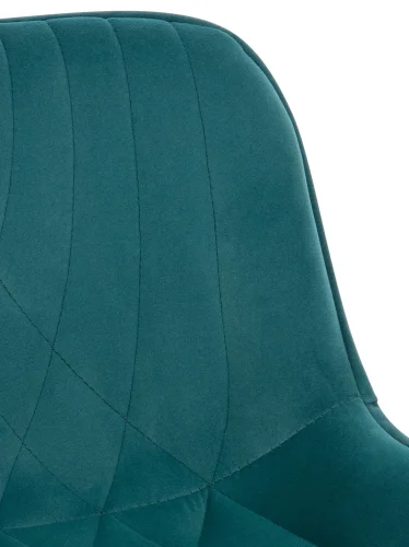 Барный стул Grace Black Ткань Темно-зеленый EP Grace B Fabric Dark Green Everprof, зелёный/ткань, ножки//, размеры - 850*1060***490* фото 3