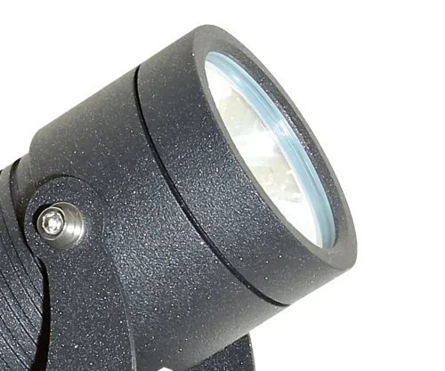 Прожектор LED Ласси 09328,19 Kink Light уличный IP чёрный на 1 лампу, плафон чёрный в стиле современный LED фото 2