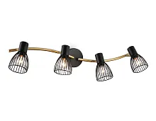 Спот с 4 лампами TR8662 Ambrella light чёрный E14 в стиле лофт 