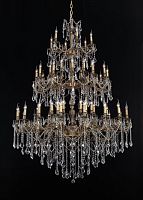 Люстра подвесная BARLETTA 122.60 antique Lucia Tucci без плафона на 60 ламп, основание бронзовое в стиле классический 