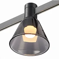 Трековый светильник LED Farm ST814.446.03 ST-Luce дымчатый для шинопроводов серии Farm чёрный