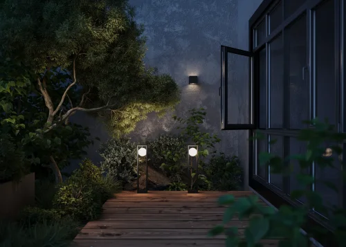 Настенный светильник LED уличный Slate O483WL-L10GF3K Maytoni уличный IP65 графит на 1 лампу, плафон белый в стиле современный хай-тек LED фото 10 Настенный светильник LED уличный Slate O483WL-L10GF3K Maytoni уличный IP65 графит на 1 лампу, плафон белый в стиле современный хай-тек LED фото 10