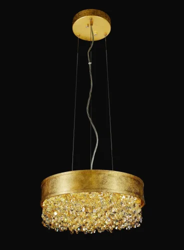 Люстра подвесная fabian 1551.12 oro LED Lucia Tucci золотая на 12 ламп, основание золотое в стиле классика  фото 2