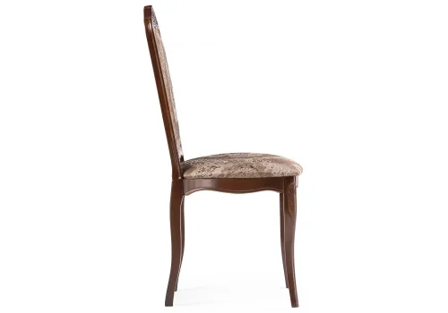 Деревянный стул Эмилин вишня 438350 Woodville, коричневый/ткань, ножки/массив бука/вишня, размеры - ****500*550 фото 3