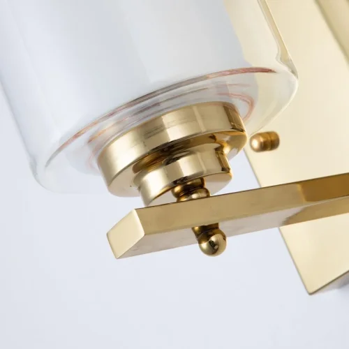 Бра Plexus 2963-1W Favourite прозрачный белый на 1 лампа, основание золотое в стиле современный  фото 4