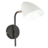 Бра Satta SLE103601-01 Evoluce белый 1 лампа, основание чёрное в стиле скандинавский 