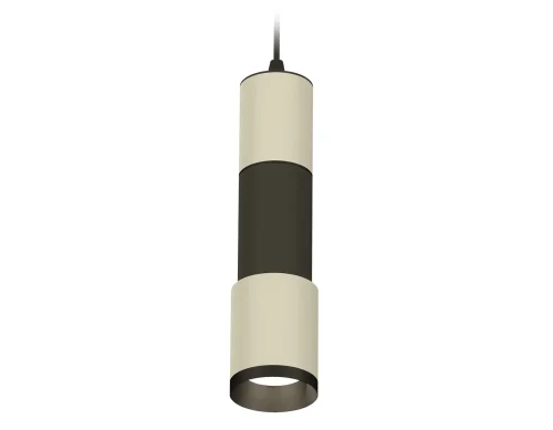 Светильник подвесной XP7423020 Ambrella light серый чёрный 1 лампа, основание чёрное в стиле хай-тек современный трубочки