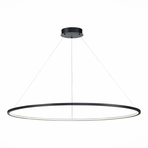 Светильник подвесной LED St603 In ST603.443.57 ST-Luce чёрный 1 лампа, основание чёрное в стиле хай-тек кольца