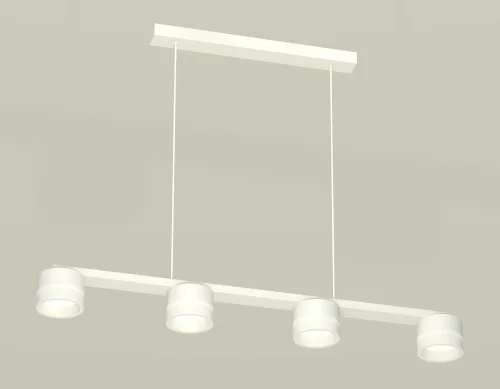 Светильник подвесной XB9151205 Ambrella light белый 4 лампы, основание белое в стиле современный хай-тек 