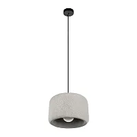 Светильник подвесной Stone 10252/300 Grey LOFT IT серый на 1 лампу, основание чёрное в стиле лофт современный 