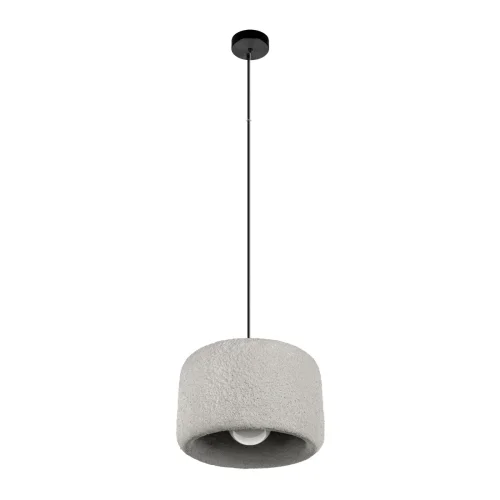 Светильник подвесной Stone 10252/300 Grey LOFT IT серый на 1 лампу, основание чёрное в стиле современный лофт 