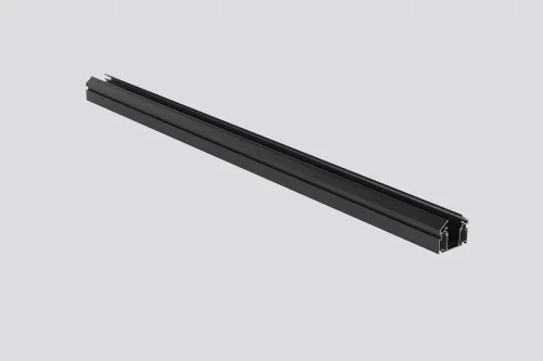 Встраиваемый трек 220V в натяжной ПВХ потолок CLT 0.135 01 L2000 BL Crystal Lux чёрный в стиле современный для светильников серии Спейс 220 (Space 220) space 220 натяжной потолок шинопровод