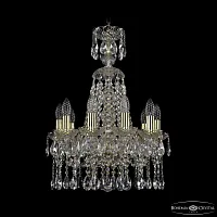 Люстра подвесная 1413/10/141/XL-60 G Bohemia Ivele Crystal без плафона на 10 ламп, основание золотое в стиле классика sp