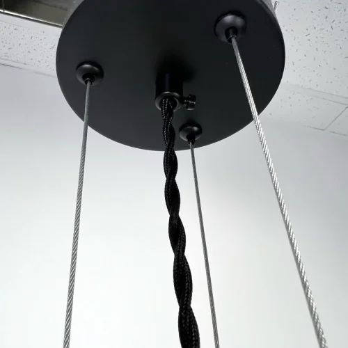 Светильник подвесной FRAGA 140714-26 ImperiumLoft прозрачный 1 лампа, основание чёрное в стиле современный  фото 17
