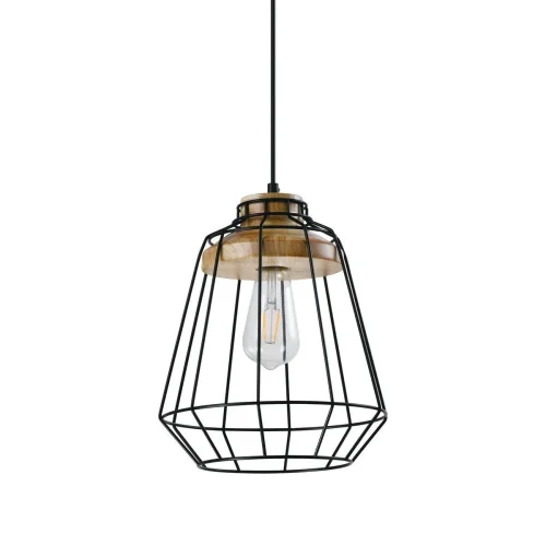 Светильник подвесной Hozy V1370-1P Moderli чёрный на 1 лампу, основание чёрное в стиле лофт кантри фото 3 Светильник подвесной Hozy V1370-1P Moderli чёрный на 1 лампу, основание чёрное в стиле лофт кантри фото 3