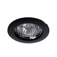 Светильник точечный BASIC A2103PL-1BK Arte Lamp чёрный 1 лампа, основание чёрное в стиле современный 