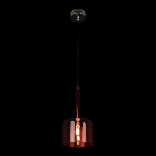 Светильник подвесной Spillray 10232/A Red LOFT IT красный 1 лампа, основание хром в стиле современный  фото 3