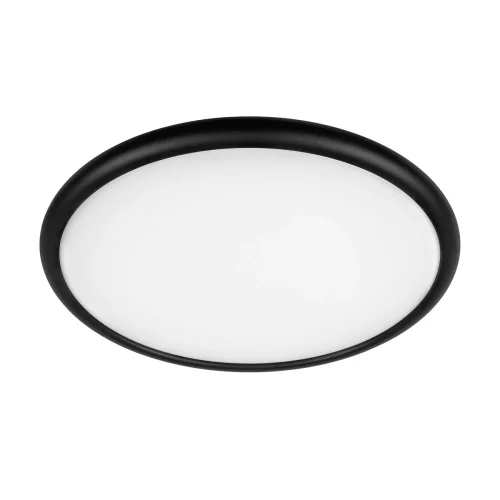 Светильник потолочный LED Sweety 10454/500 Black LOFT IT белый на 1 лампу, основание чёрное в стиле современный хай-тек круглый