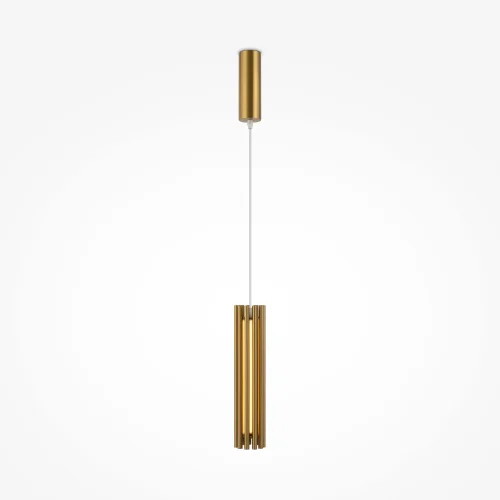 Светильник подвесной LED Sonata MOD410PL-L12BS3K Maytoni латунь на 1 лампу, основание латунь в стиле хай-тек современный фото 2