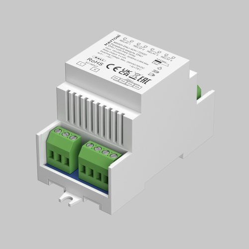 Релейный модуль DALI DT7 четырёхканальный 4x12A DIN 721021 Maytoni на 1 , основание белое в стиле 