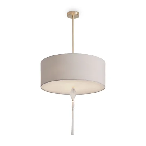 Люстра на штанге Agate FR2052PL-05N Freya серая на 5 ламп, основание никель в стиле классический прованс фото 16