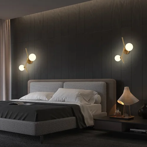 Настенный светильник MATHIA WALL 208290-23 ImperiumLoft белый на 2 лампы, основание латунь в стиле современный фото 11 Настенный светильник MATHIA WALL 208290-23 ImperiumLoft белый на 2 лампы, основание латунь в стиле современный фото 11