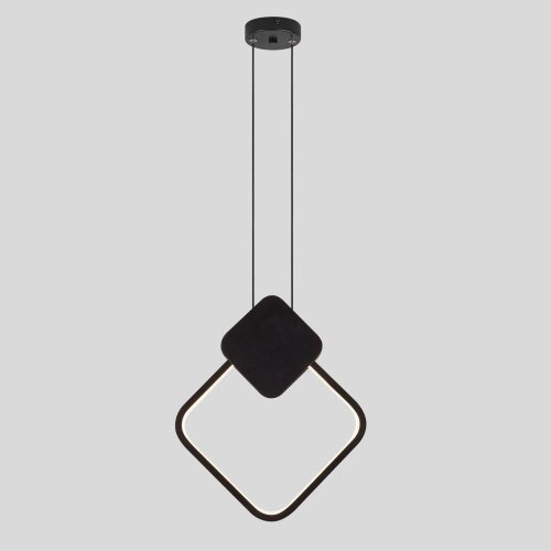Светильник подвесной LED Store V5025-3PL Moderli чёрный 1 лампа, основание чёрное в стиле хай-тек квадраты