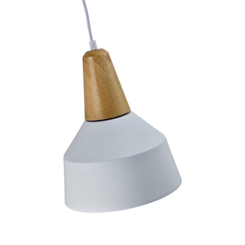 Светильник подвесной Milagros V1560-1P Moderli белый 1 лампа, основание белое в стиле скандинавский  фото 2