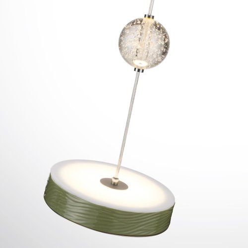 Светильник подвесной LED Riviera 5451/32LA Odeon Light белый на 1 лампу, основание никель в стиле классический современный фото 4 Светильник подвесной LED Riviera 5451/32LA Odeon Light белый на 1 лампу, основание никель в стиле классический современный фото 4