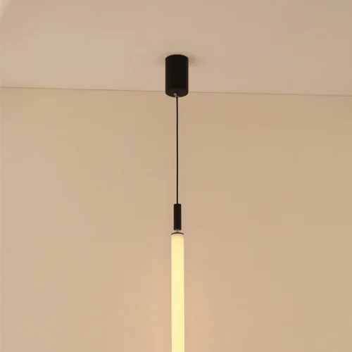 Светильник подвесной DELIA L130 black 4000К 187968-23 ImperiumLoft белый 1 лампа, основание чёрное в стиле современный минимализм  фото 11