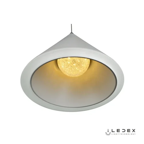 Светильник подвесной LED Lunare WL8858-5 WH iLedex белый 1 лампа, основание белое в стиле современный хай-тек  фото 4