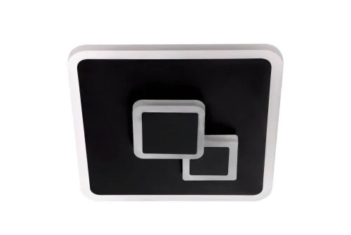 Светильник потолочный LED Cadegal 30658 Eglo чёрный на 1 лампу, основание чёрное в стиле хай-тек современный квадраты фото 2