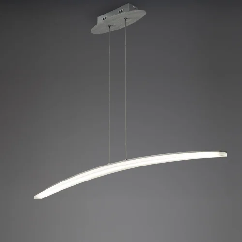 Светильник подвесной LED HEMISFERIC 4080 Mantra белый 1 лампа, основание белое в стиле современный минимализм линейный фото 3