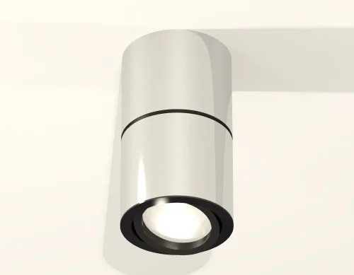 Светильник накладной Techno spot XS7405040 Ambrella light серебряный 1 лампа, основание серебряное в стиле хай-тек современный круглый фото 2