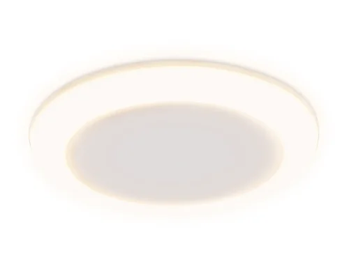 Светильник точечный LED Downlight DCR303 Ambrella light белый 1 лампа, основание белое в стиле современный хай-тек регулируемый крепеж фото 2