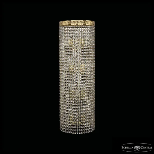 Бра 83401B/25IV-75 G R Bohemia Ivele Crystal прозрачный на 8 ламп, основание золотое в стиле современный классический r