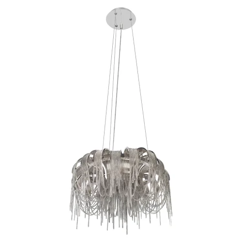 Люстра подвесная Volver 10404/650 SN LOFT IT никель на 5 ламп, основание никель в стиле арт-деко цепочки фото 3