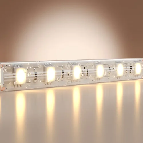 Светодиодная лента 24В 5050 14,4Вт/м 3000K 5м IP 65 201192 Maytoni цвет LED тёплый белый 3000K, световой поток 1350Lm фото 3
