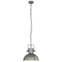 Светильник подвесной лофт Lubenham 1 43167 Eglo никель 1 лампа, основание никель в стиле лофт 