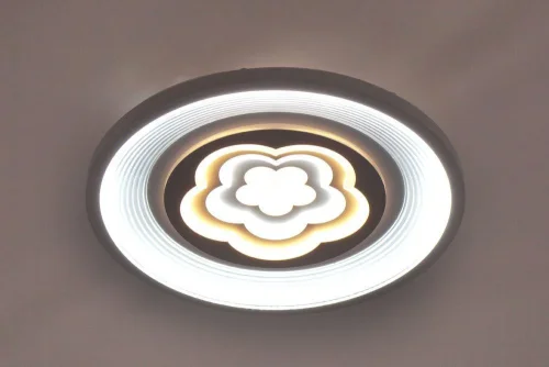 Светильник потолочный LED с пультом 10229/S LED Escada серый 1 лампа, основание серое в стиле современный с пультом фото 3